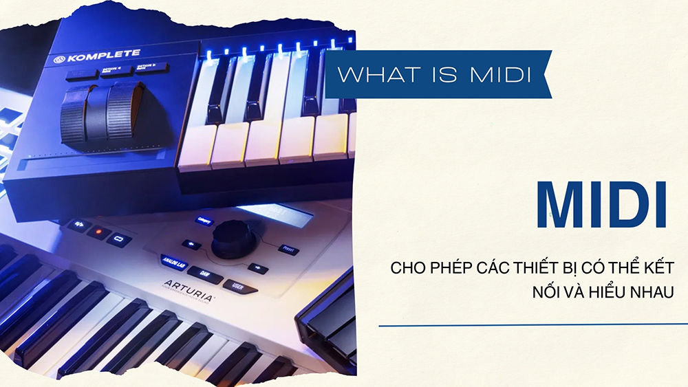 MIDI cho phép các thiết bị có thể kết nối và hiểu nhau