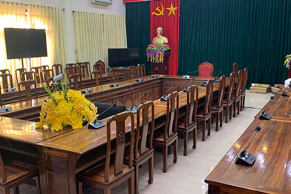 Dự án lắp đặt âm thanh phòng họp UBND huyện Lương Tài Bắc Ninh