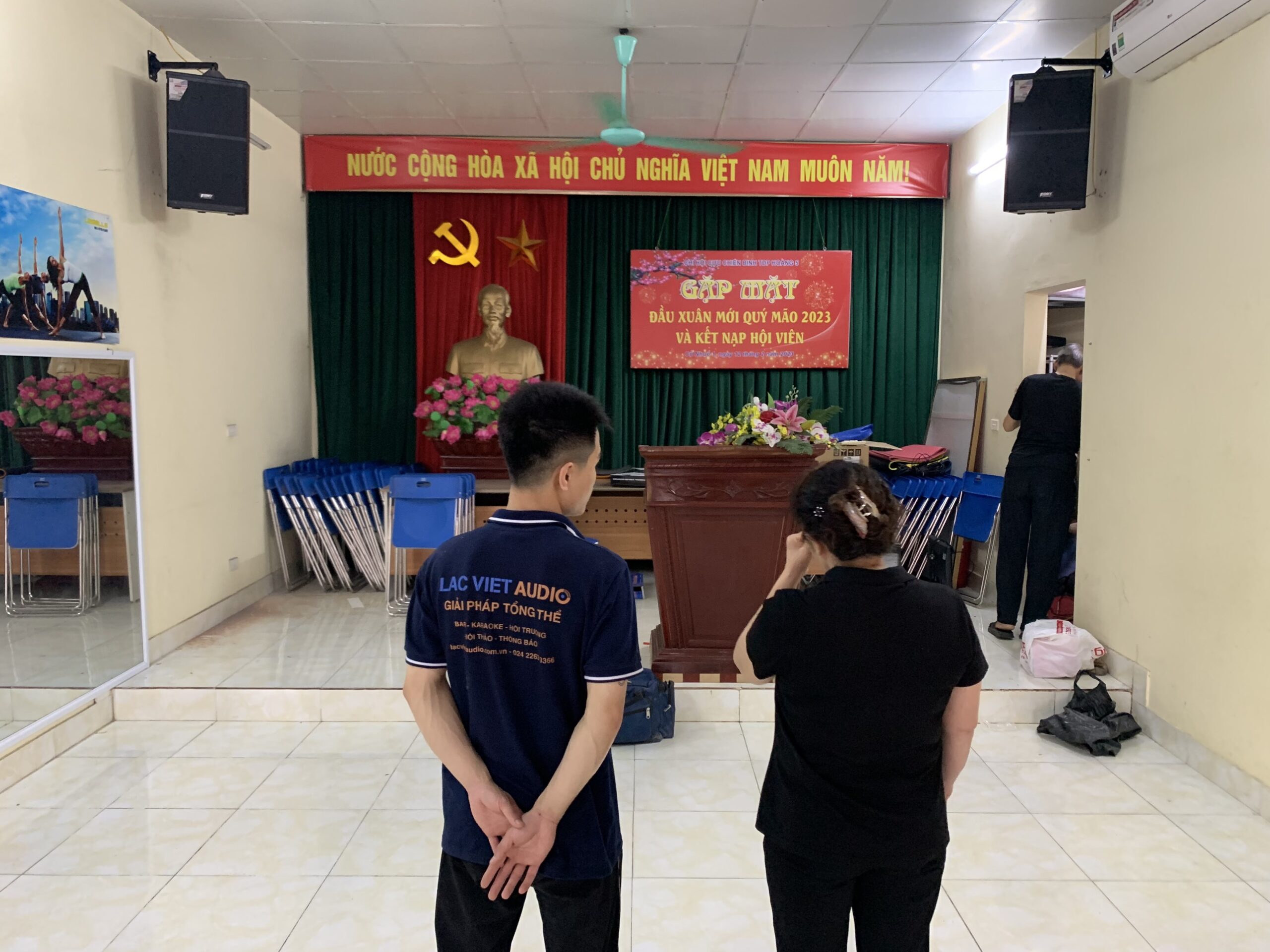 Dự án âm thanh hội trường Tổ dân phố Hoàng 13, phường Cổ Nhuế