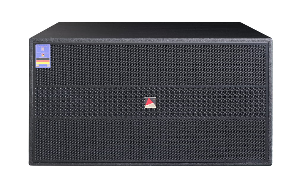 Loa sub kép EUDAC JL-218 ngoại hình hầm hố, cứng cáp
