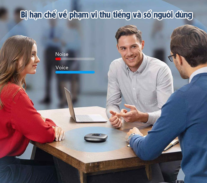 Nhược điểm là bị hạn chế về khoảng cách và số lượng người tham gia họp Nhược điểm là bị hạn chế về khoảng cách và số lượng người tham gia họp
