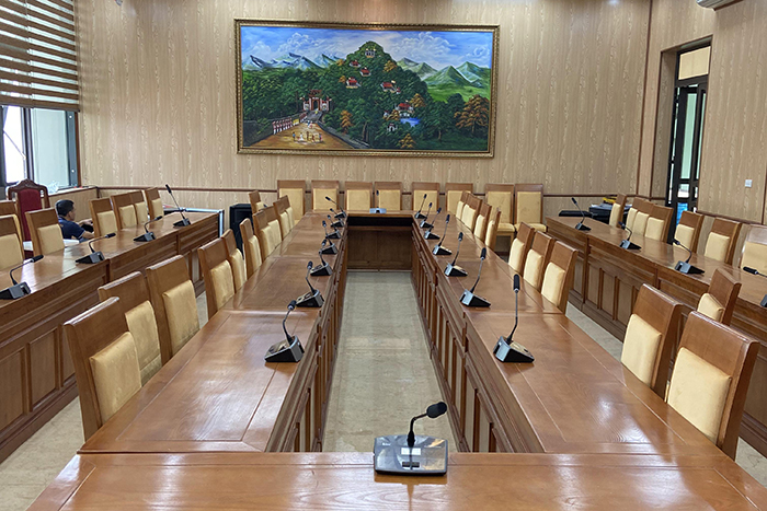 Tư vấn giải pháp âm thanh phòng họp trên 30 mic