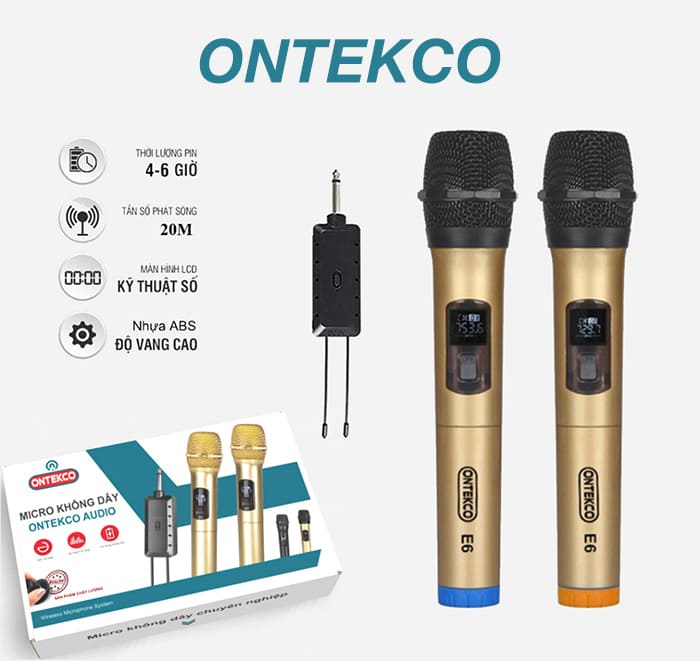 Micro không dây đa năng ONTEKCO: 469.000 đồng