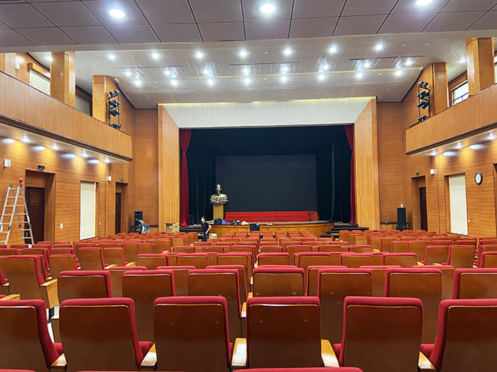 Lắp đặt dự án âm thanh hội trường tại Học Viện Ngân Hàng