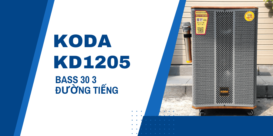 Loa kéo 3 đường tiếng giá rẻ Koda KD1205: 3.390.000 đồng