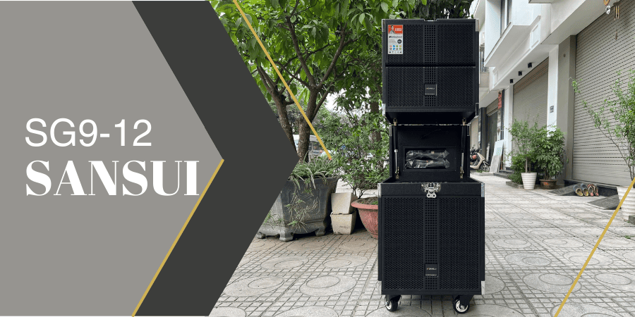 Loa kéo bass 30 3 đường tiếng Sansui SG9-12: 12.590.000 đồng