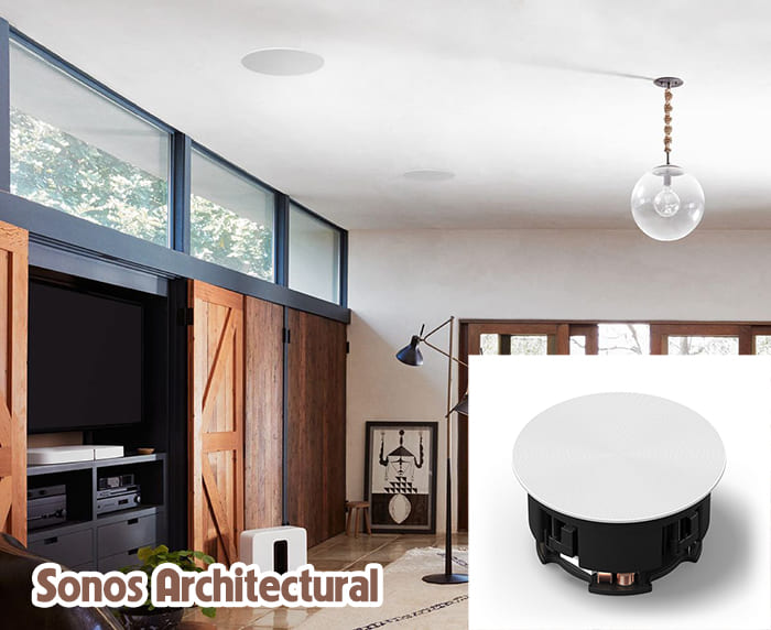 Sonos Architectural cho phép kết nối wifi nhanh chóng với điện thoại, máy tính bảng, tivi