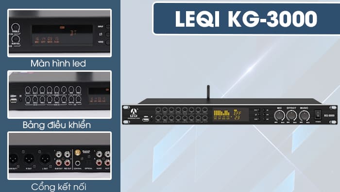 Vang cơ LEQI KG-3000 có hệ thống điều khiển được sắp xếp hợp lý