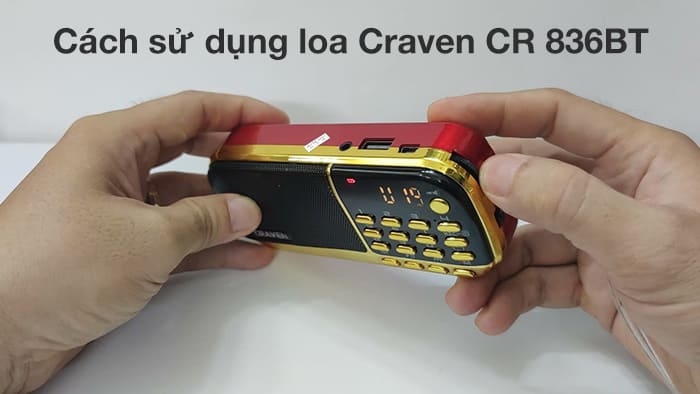 Cách dùng loa Craven CR-836BT