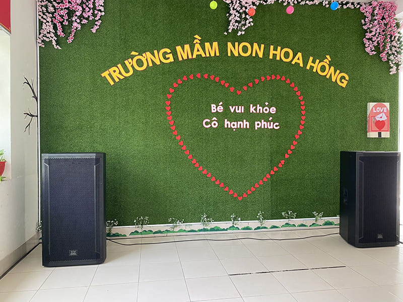 Dự án âm thanh hội trường cho Trường mầm non Hoa Hồng - Vũng Tàu Dự án âm thanh hội trường cho Trường mầm non Hoa Hồng - Vũng Tàu