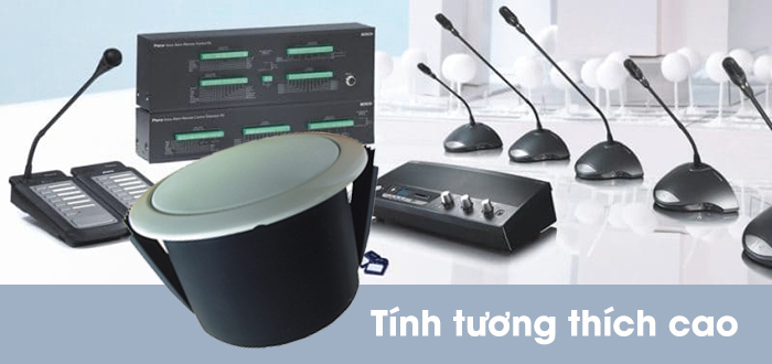 Loa âm trần TOA PC-1867F phù hợp với nhiều thiết bị
