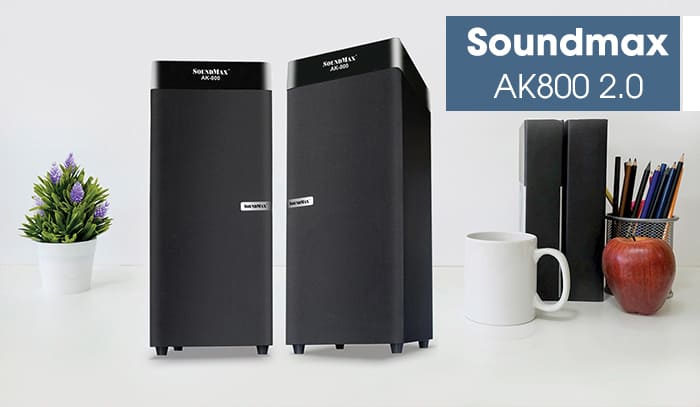 1. Loa vi tính công suất 100W Soundmax AK800 2.0: 2.190.000 đồng
