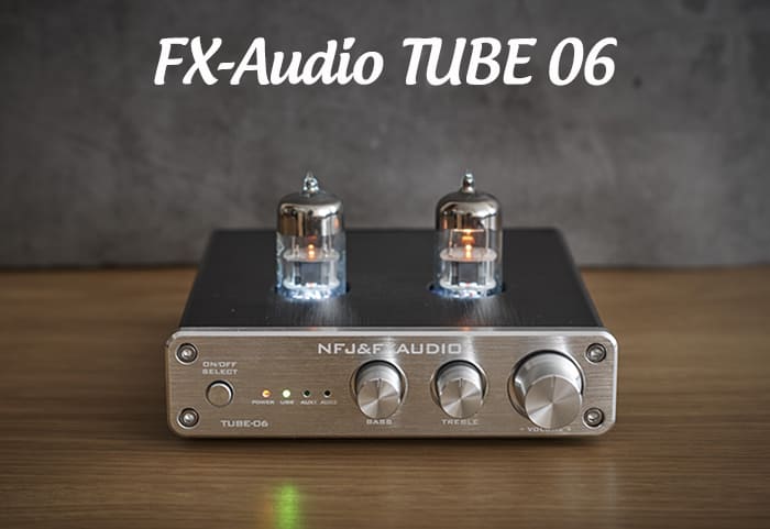 Ampli đèn mini FX-Audio TUBE 06 được trang bị đầu đủ các nút điều khiển