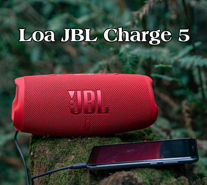 Loa JBL 40W Charge 5 có khả năng kết nối bluetooth 5.1