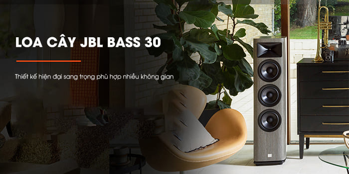 Thiết kế của loa cây JBL bass 30 đẹp mắt, sang trọng