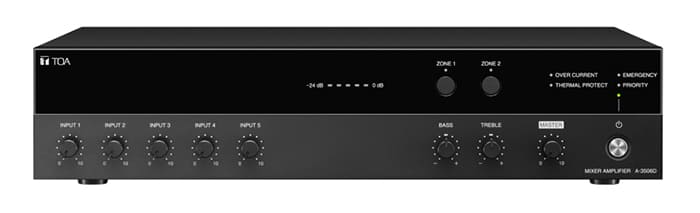Amply TOA A-3512D được làm từ chất liệu cao cấp