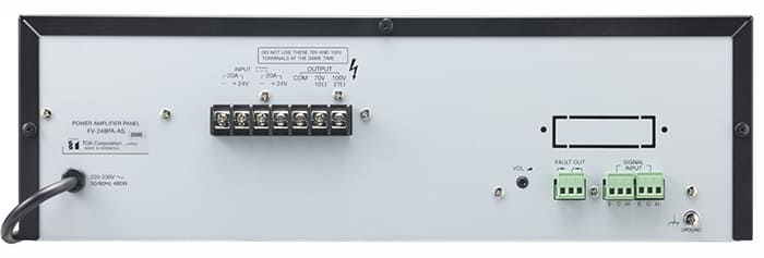 Amply TOA FV-248PA-AS sử dụng các công nghệ vượt trội
