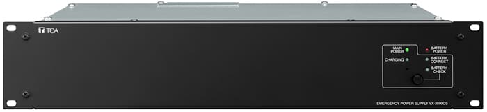 Bộ cấp nguồn khẩn cấp TOA VX-2000DS được làm từ những chất liệu cao cấp Bộ cấp nguồn khẩn cấp TOA VX-2000DS được làm từ những chất liệu cao cấp