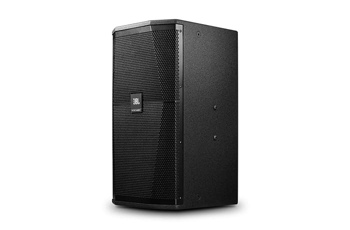 Loa karaoke JBL XS10 với tấm ê căng bảo vệ các củ loa bên trong Loa karaoke JBL XS10 với tấm ê căng bảo vệ các củ loa bên trong