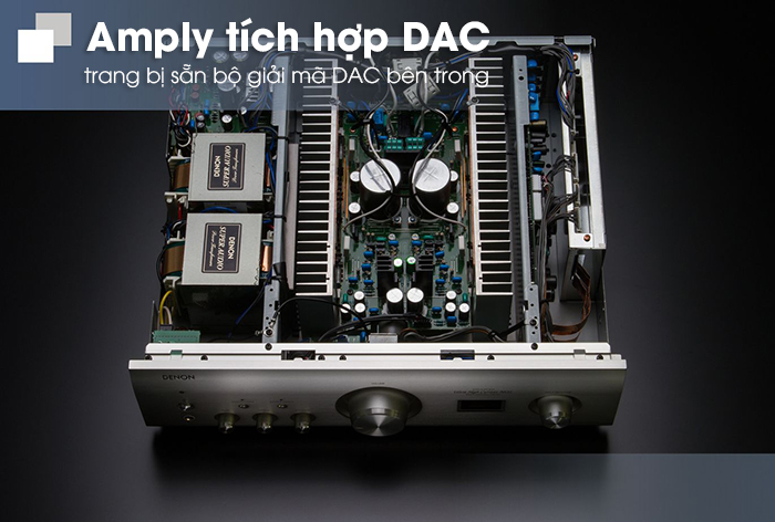 Amply tích hợp DAC là dòng có sẵn bộ giải mã DAC bên trong
