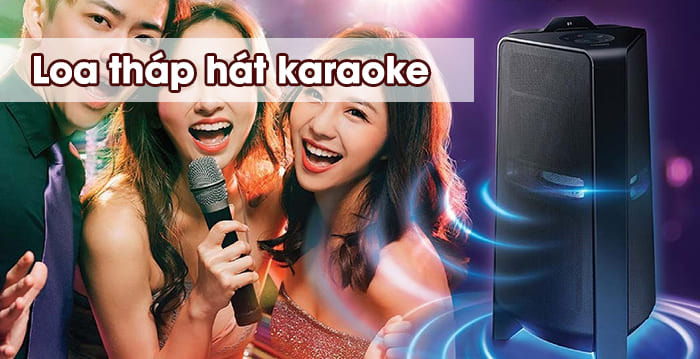 Có thể hát karaoke bằng loa tháp nhưng không thay thế được loa chuyên nghiệp