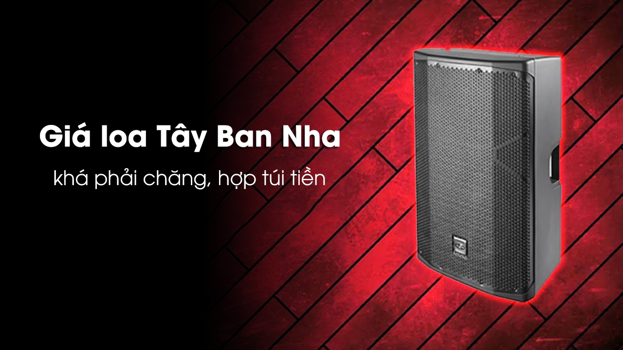 Giá loa nhập từ Tây Ban Nha cũng khá phải chăng, không quá đắt đỏ