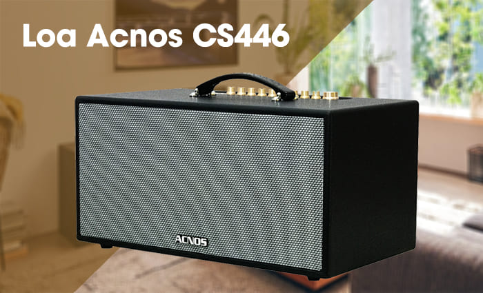 Loa CS446 có thiết kế đặc trưng của thương hiệu Acnos Loa CS446 có thiết kế đặc trưng của thương hiệu Acnos