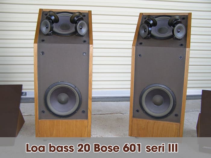 Loa bass 20 Bose 601 seri III gây ấn tượng với thiết kế cổ điển