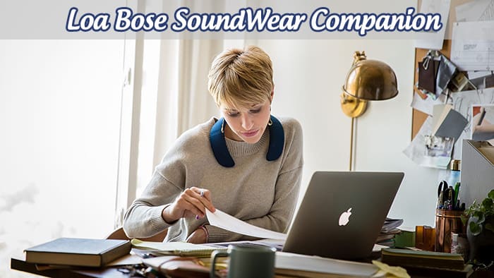 Loa đeo cổ Bose SoundWear Companion có thiết kế nhỏ gọn, thuận tiện di chuyển