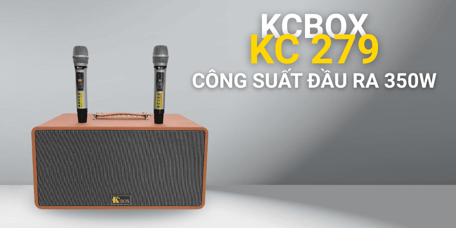 Loa hát karaoke xách tay KCBOX 279: 4.350.000 đồng
