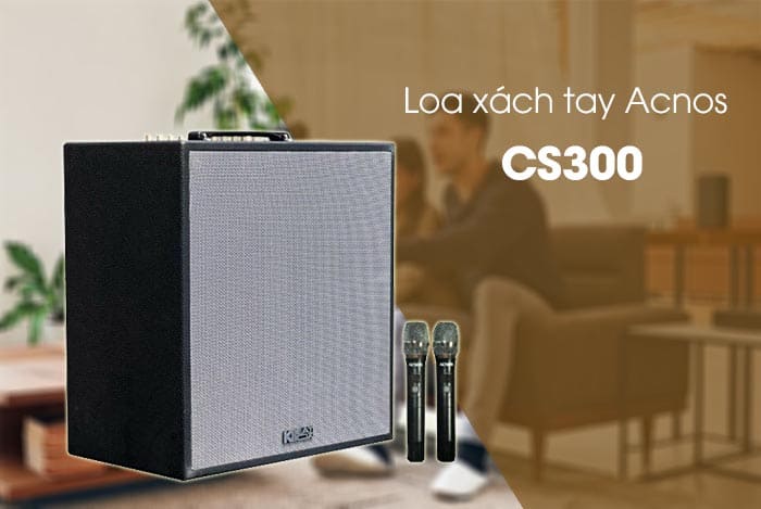 Loa karaoke xách tay Acnos CS300 được làm từ chất liệu cao cấp Loa karaoke xách tay Acnos CS300 được làm từ chất liệu cao cấp