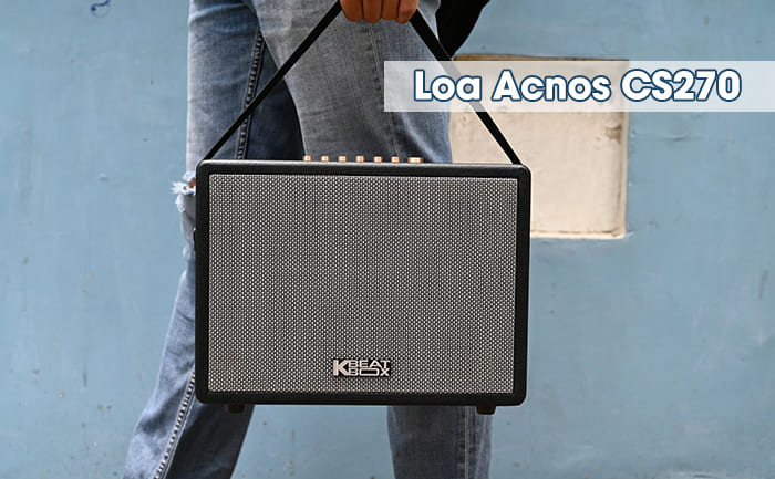 Loa xách tay Acnos CS270 sử dụng công nghệ hiện đại Loa xách tay Acnos CS270 sử dụng công nghệ hiện đại
