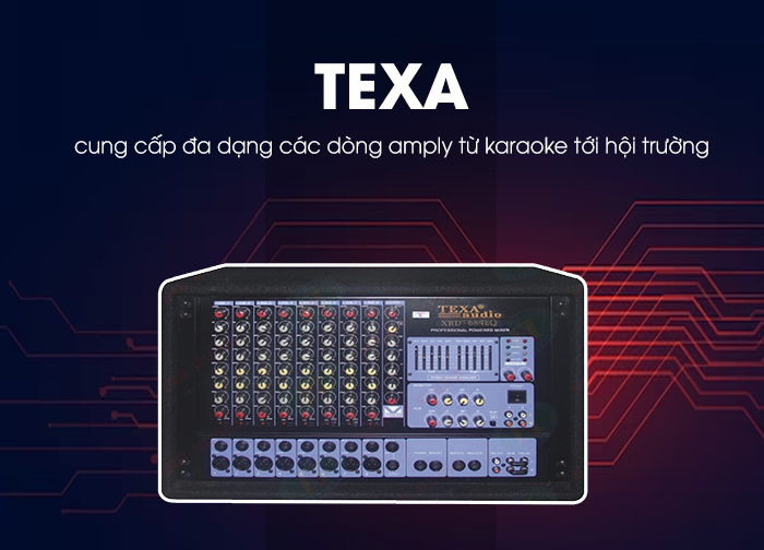 Texa cung cấp cả dòng amply karaoke, amply hội trường Texa cung cấp cả dòng amply karaoke, amply hội trường