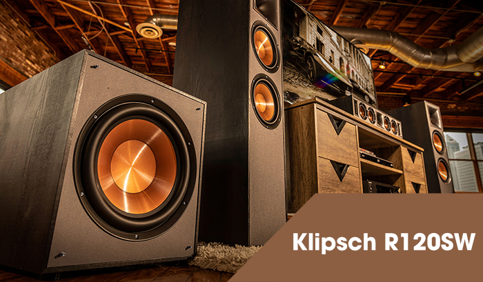 Giá loa sub điện 3 tấc Klipsch R120SW: 6.590.000 đồng