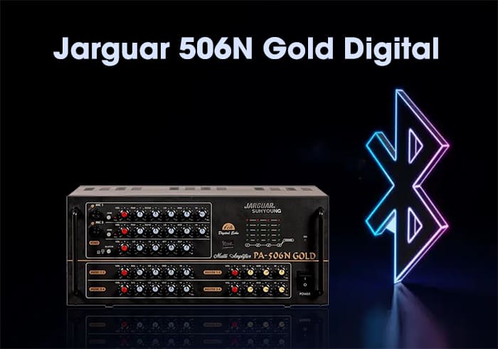 Amply bluetooth công suất lớn Jarguar 506N Gold Digital Amply bluetooth công suất lớn Jarguar 506N Gold Digital