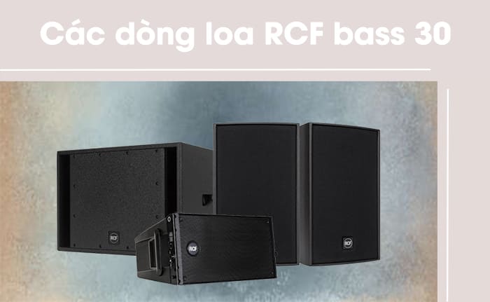 Các dòng loa bass 30 của RCF thường thấy