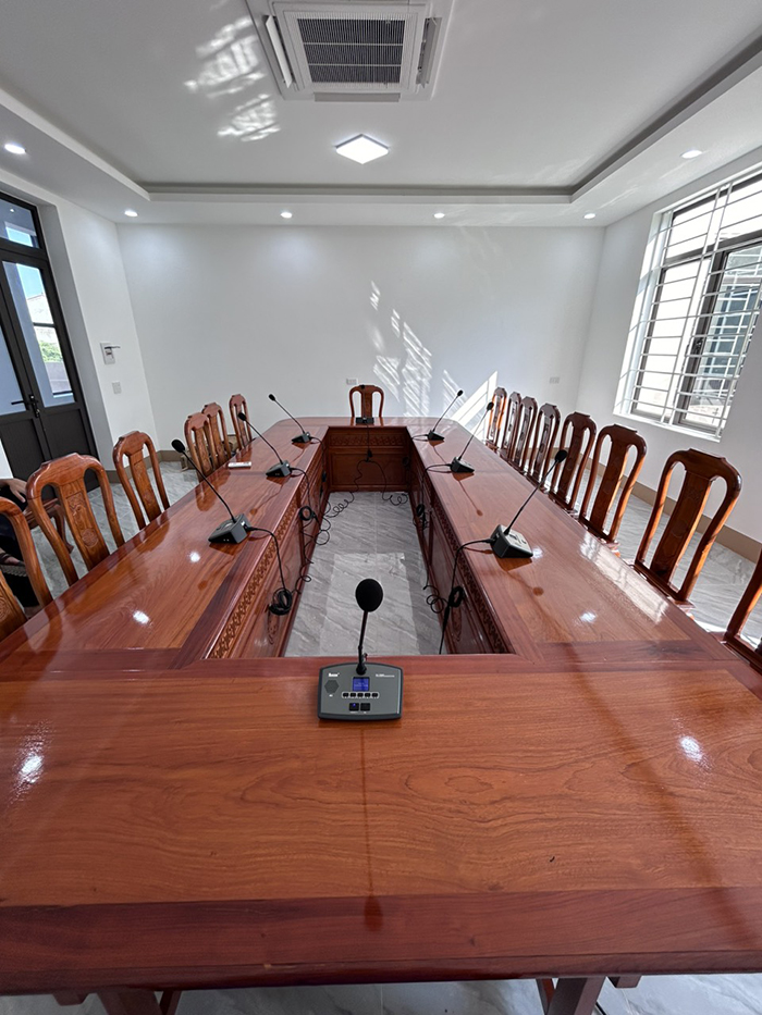 Dự án lắp đặt hệ thống âm thanh phòng họp tại Hà Tĩnh