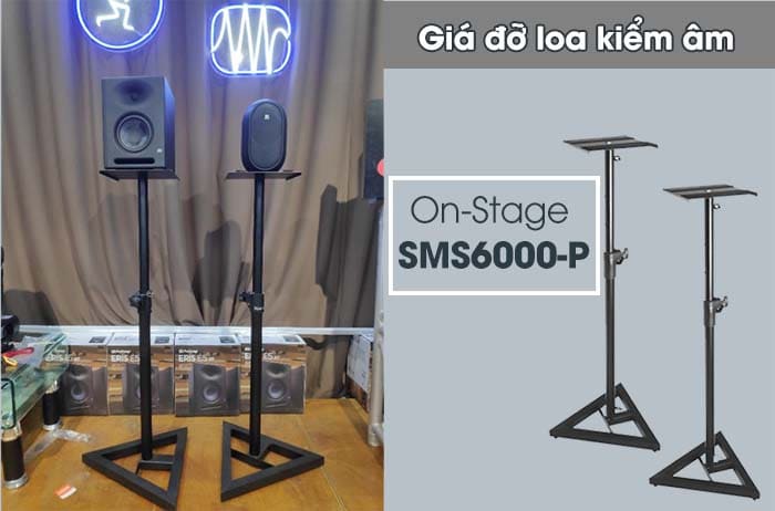 Giá đỡ loa On-Stage SMS6000-P có giá 2.780.000 VNĐ
