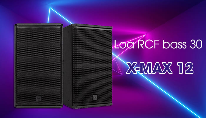 Loa RCF bass 30 X-MAX 12 có thiết kế đẹp mắt, hiện đại