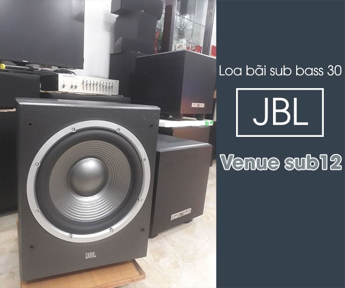 Loa bãi sub JBL Venue sub12 có chất âm hơi rè nhẹ nhưng không ảnh hưởng sâu
