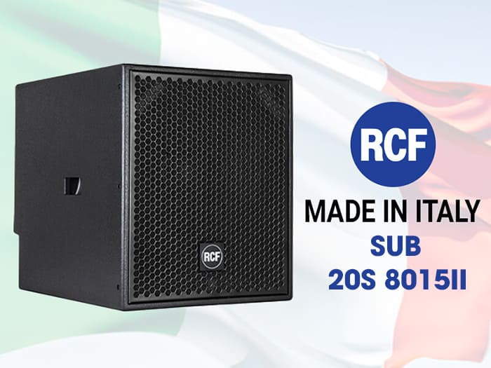 Loa sub bass 40 RCF 20 S 8015II được làm từ chất liệu cao cấp
