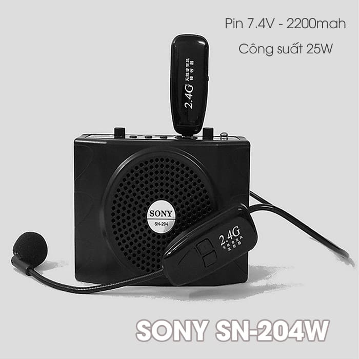 Micro trợ giảng không dây SN-204W đến từ thương hiệu Sony