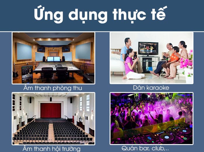 Mixer soundcraft EFX12 đáp ứng nhu cầu sử dụng
