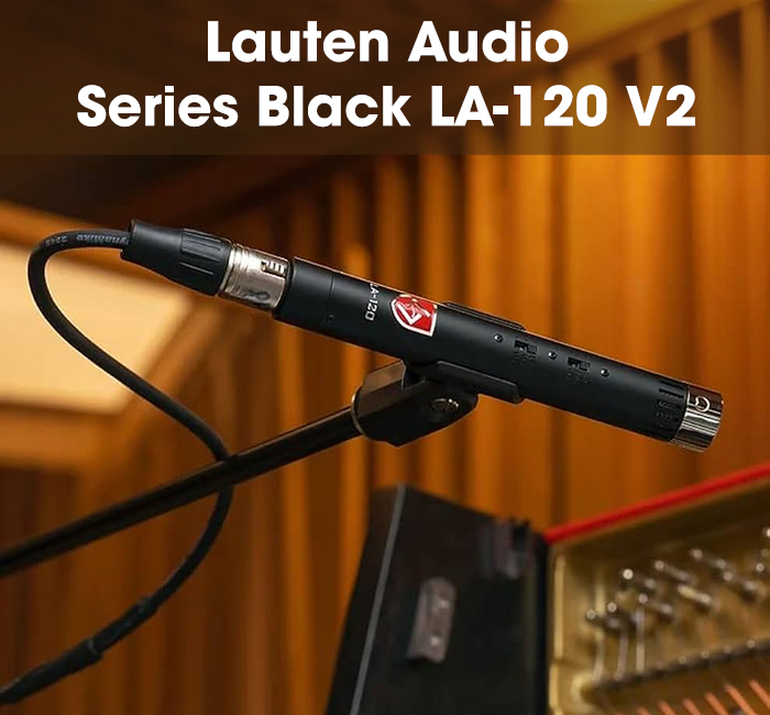 Micro nhạc cụ Lauten Audio Series Black LA-120 V2