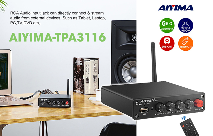 Ampli 2.1 AIYIMA TPA3116: 999.000 đồng