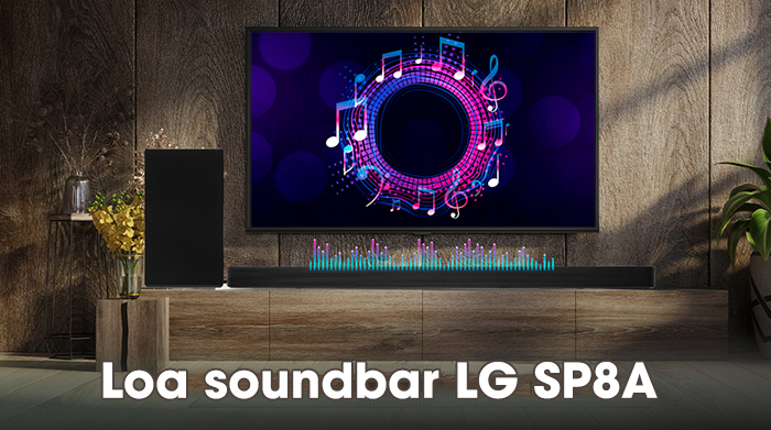 Loa thanh soundbar LG SP8A: 7.640.000 đồng