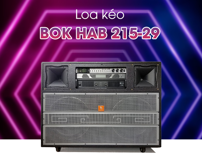 Loa kéo công suất 3000W BOK HAB 215-29: 13.500.000 đồng