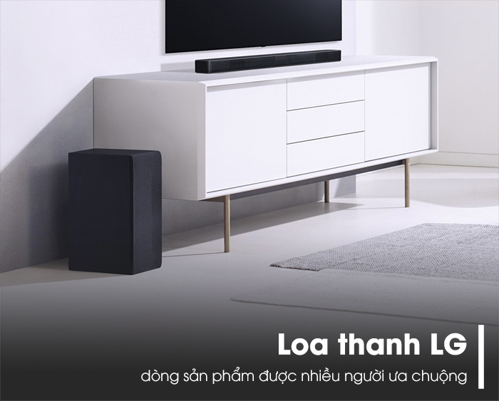 Loa thanh LG dòng sản phẩm được nhiều người ưa chuộng