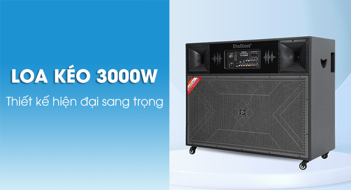 Thiết kế loa kéo công suất 3000W hiện đại, sang trọng