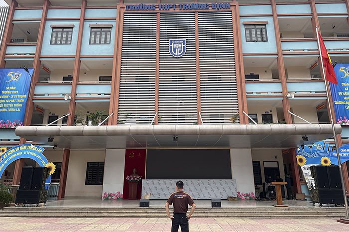 Dự án lắp đặt hệ thống âm thanh hội trường cho trường THPT Trương Định